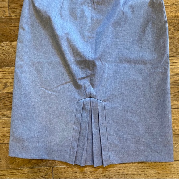 ANTONIO MELANI GRAY CLASSIC PENCIL SKIRT - Picture 7 of 8